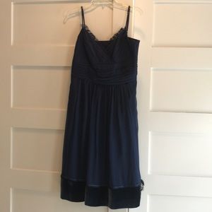 Laundry by Shelli Segal silk Blue Dress